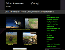 Tablet Screenshot of orkanadventures.com